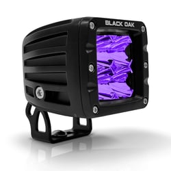 Picture of Black Oak LED 2FUV-POD 2" Ultraviolet UV Blacklight LED Pod Light Flood Optics Pro Series 3.0 12W