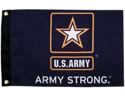 Picture of Taylor 2020109121 Army Strong Flag 12x18 Inch Decorative Mini Flag
