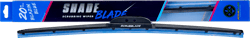 Picture of Scrubblade CBB1900 19-Inch Blue Silicone Shadeblade Windshield Wiper Blade
