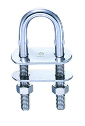 Picture of Wichard 6514W U-Bolt Pad Eye 8mm Diameter 80mm Length Stainless Steel