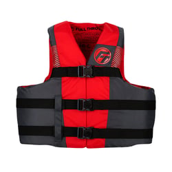 Picture of Full Throttle 112200-100-110-26 Adult Nylon Type III Life Jacket Red 4XL/7XL