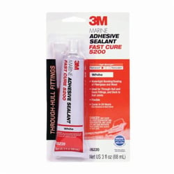 Picture of 3M MMM05220 Marine Adhesive Sealant 5200 Fast Cure White 3 oz Tube