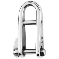 Picture of Wichard 91434W HR Key Pin D-Shackle with Bar 8mm Pin Diameter High-Resistance Stainless Steel