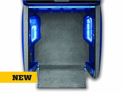 Picture of Husky Liners HIMM22SBS 2022 Ford Maverick 4.5ft Bed Guardian Impact Bed Mat Black