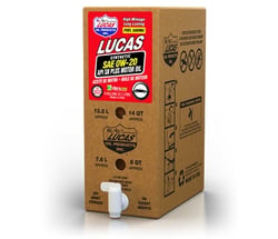 Picture of Lucas Oil 17999 Bag-In-A-Box Oil Transfer Jug Kit - 6 Jugs, 6 Spouts, 6 Lids