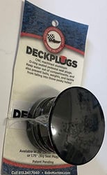 Picture of Bob's Machine 311-000002-PCBLUE Deck Plug 1.77in Blue Marine Boat Fitting