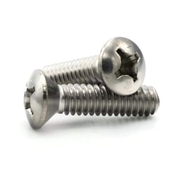 Picture of Marine Fasteners RP-3007 Oval Head Phillips Machine Screw #10-24 x 2-1/2in 316 Stainless Steel 50-Pack