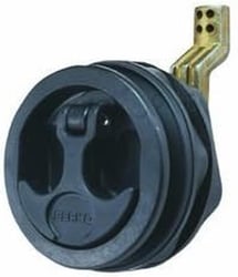 Picture of Perko 1092DP4BLK Flush Mount Round Cam Latch Black 1/2in Depth 3in Cam