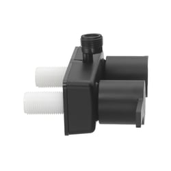 Picture of Dura Faucet DF-SA100M-SN Modern RV Shower Faucet Valve Diverter with Dual Lever Handles Brushed Satin Nickel