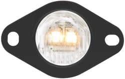Picture of Optronics LPL12CKMBP 3/4" Sealed LED License Plate Light Kit with Flush Mount Bracket