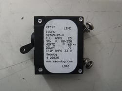 Picture of Sea-Dog Line 830198 SD-17 Hi-Amp Resettable Thermal Circuit Breaker Panel Mount