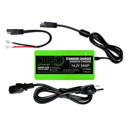 Picture of Norsk Lithium C14003 14.2V 3A LiFePO4 Battery Charger with SAE Cable
