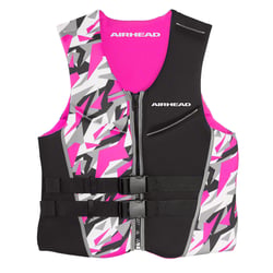 Picture of Airhead Sports Group 35003-07-B-PI Camo Cool Kwik-Dry Neolite Womens Life Vest Pink Camo XS
