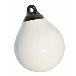 Picture of Taylor 2020108080 12-Inch White Tuff End Buoy Marine Marker Float