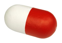 Picture of Taylor Made 2020108359 Red/White Solid Foam Marine Float Buoy