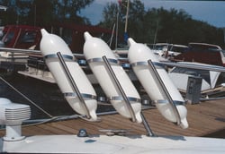 Picture of Taylor Made 3009 Stainless Steel Fender Rack 79in 3-Fender Storage Unit