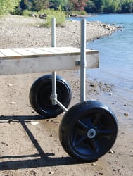Picture of Taylor 2020108501 Dock Roller Wheel 24-Inch Rigid Marine Dock Accessory