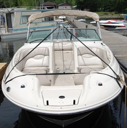Picture of Taylor Made 2020108752 Boat Cover Support System with Pole, Webbing & Transom Hooks