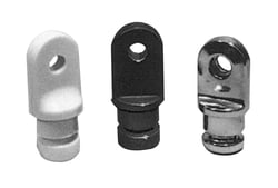 Picture of Taylor Made 2020109037 7/8" Internal Eye End Black Nylon Bimini Top Hardware - 1 Pair
