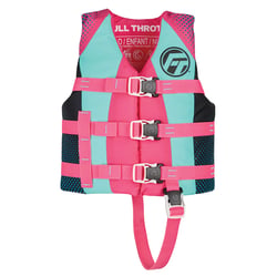Picture of Kent Sporting Goods 112200-105-001-26 Full Throttle Nylon Child Life Jacket PFD Pink