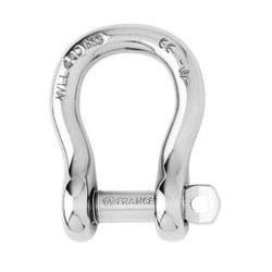 Picture of Wichard 1441W Captive Pin Bow Shackle 4mm 5/32" Grade 316L Stainless Steel
