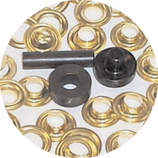 Picture of Taylor Made 2020108735 E-Z Grommet Set & Tool with Hole Punch and 18 Brass Grommets
