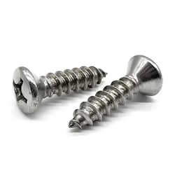Picture of Marine Fasteners RP-599 #12 x 3/4in Phillips Oval Head Self-Tapping Screws 100-Pack