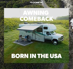 Dometic B3314989FJ.519 Universal Replacement RV Patio Awning Fabric - 19ft Solid Black Vinyl — image 2