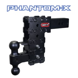 Picture of Gen-Y Hitch GH-2422X PhantomX Drop Hitch 2.5in Shank 2.5in Drop 16K with DualBall and Pintle Lock