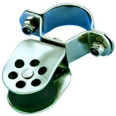 Picture of Wichard 30125W Stainless Steel Single Block 25mm Sheave Pivoting Stanchion Mount
