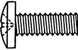 Picture of Marine Fasteners RP-809 #10-24 x 3/4in Pan Head Phillips Machine Screw 100-Pack