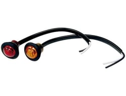 Picture of Buyers Products 5623413 3/4 Inch Round LED Red Marker Clearance Light with Male Bullet Connectors