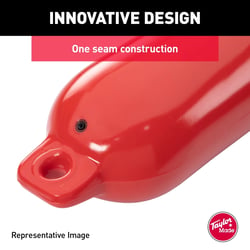 Picture of Taylor Made 2020108172 Hull-Gard Inflatable Vinyl Boat Fender 5.5" x 20" Ruby Red