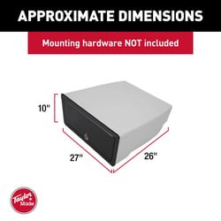 Picture of Taylor Made 2020108648 Fiberglass Marine Electronics Box 27W x 26D x 10T White