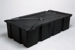 Picture of Taylor Made 2020108519 Dock Float 24in x 36in x 12in Black Polyethylene 335 lb Buoyancy