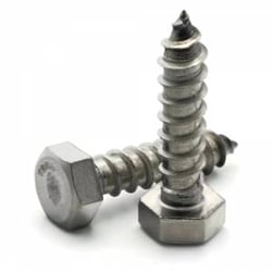 Picture of Marine Fasteners RP-1269 5/16 x 1-1/2 in Hex Lag Screw 18-8 Stainless Steel 25-Pack