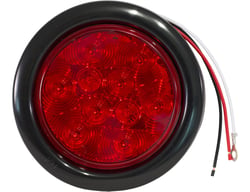 Picture of Buyers Products 5624110 4-Inch Round Red LED Stop/Turn/Tail Light Kit with 10 LEDs