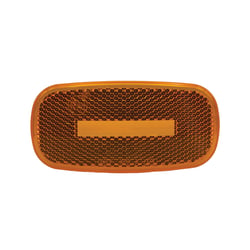Picture of RV Designer L909 Replacement Lens for Amber LED and Incandescent Oblong Reflex Marker Light DOT-Compliant