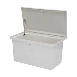 Picture of Taylor Made 2020108643 Stow 'N Go Small Deep Fiberglass Dock Box White 46W x 26D x 27H