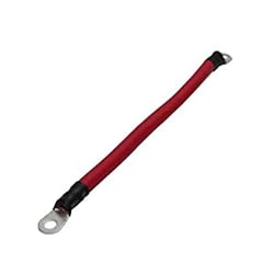 Picture of AIMS Power CBL01FT4AWGRED 4 AWG 1-Foot Red Jumper Cable for ANL Fuses 150A and Under