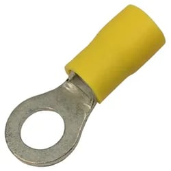Picture of Pico Wiring 1906E 12-10 AWG 1/4" Stud Vinyl-Insulated Ring Terminals 100-Pack