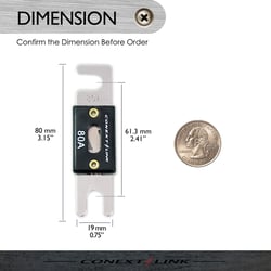 Picture of AIMS Power ANL80 80 Amp ANL Inline Fuse with Holder Kit