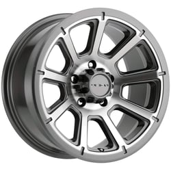 Picture of Vision Wheel Turbine Trailer Gunmetal Machined Face Wheels