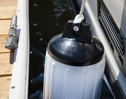 Picture of Taylor Made 2020108256 Super Gard 5.5" x 20" Inflatable Vinyl Boat Fender, Blue