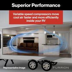 Furrion FACR18HEDA-BL-AM Chill Cube 18,000 BTU Variable Speed Rooftop RV Air Conditioner — image 4