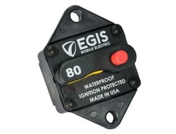 Egis Mobile Electric 4706-080 285 Series Panel Mount Circuit Breaker 80A 48V DC — image 2