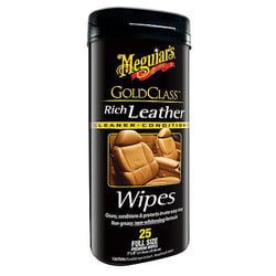 Picture of Meguiars G10900 Gold Class Rich Leather Cleaner & Conditioner Wipes (25 Count)