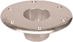 Faulkner 48732 Recessed Round Table Leg Base 6-1/4 Inch — image 2