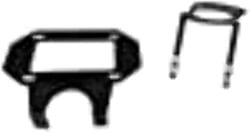 Picture of TrailFX JL07LP License Plate Mount for Jeep Wrangler JL Spare Tire with LED Lights