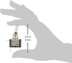 WirthCo 20521 Heavy Duty Blue LED Illuminated Toggle Switch — image 2